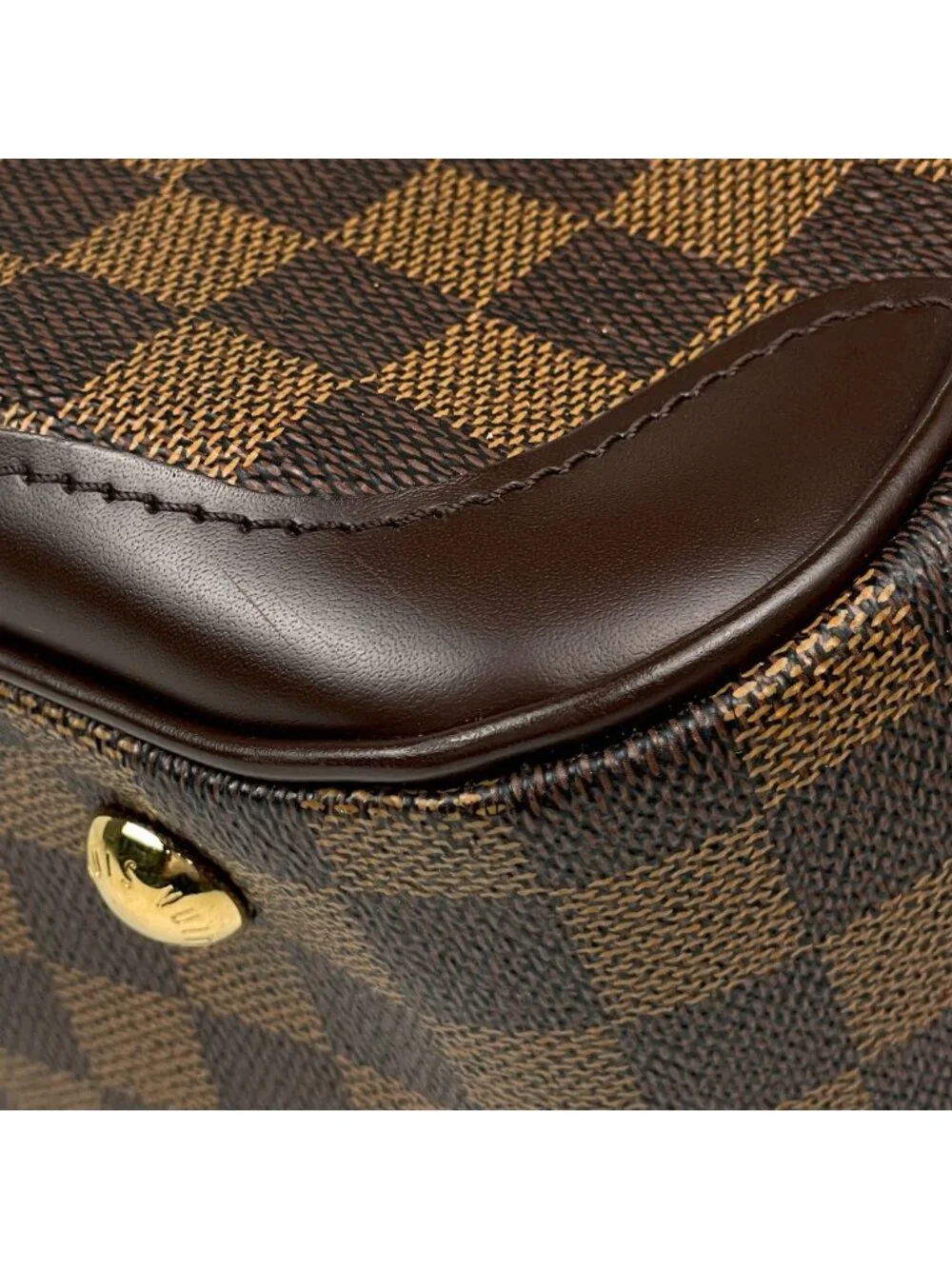 Louis Vuitton Verona MM Tote Shoulder Bag Damier Brown